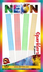 Neon Sparklers 28 cm 20 kus