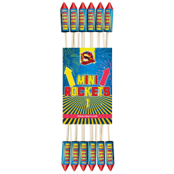 Mini Rakety 18,5 mm 12 kus