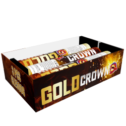 XL Gold crown 3 kusy 30 mm