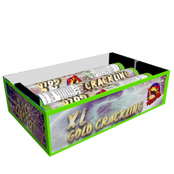 XL Gold crackling 3 kusy 30 mm