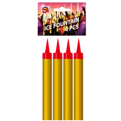 Dortov fontna zlat 9,5cm 4 kusy