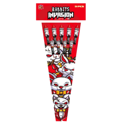 Rakety Rabbits Invasion 9 kus 37-47 mm